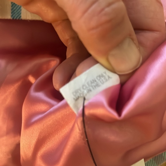 🌈💕🌷ADORABLE! Milly of New York rainbow plaid wool skirt set/suit sz4 - Picture 9 of 15